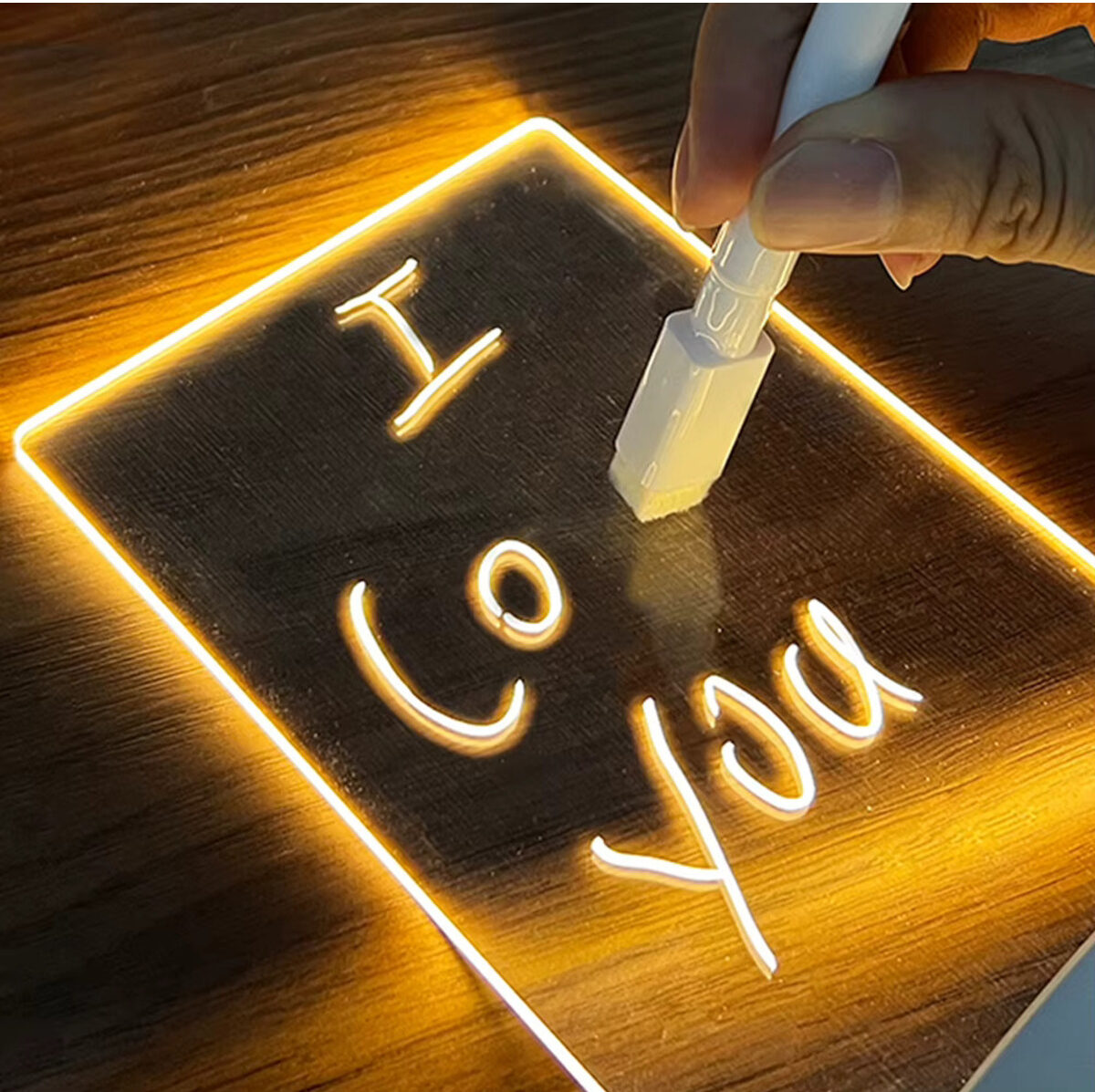 not panosu yaratıcı led gece lambası usb mesaj panosu tatil işık yılbaşı lambası gece lambası