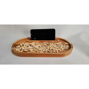 telefon tutucu standi olan yuvarlak kenarli Çerez tebaĞi