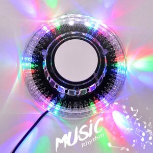 otomatik dönen led parti işığı sahne işığı rgb led ktv bar için düğün dj gösterisi ses aktif