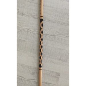 baston cilalı kayın ağacından el İşçiliği ile yapılmış "baklava desenli" baston